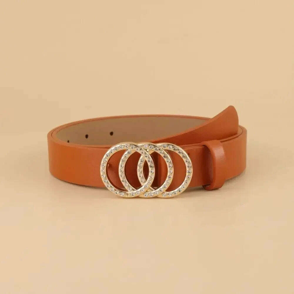 Waist Decoration Fashion Versatile Leather Belt