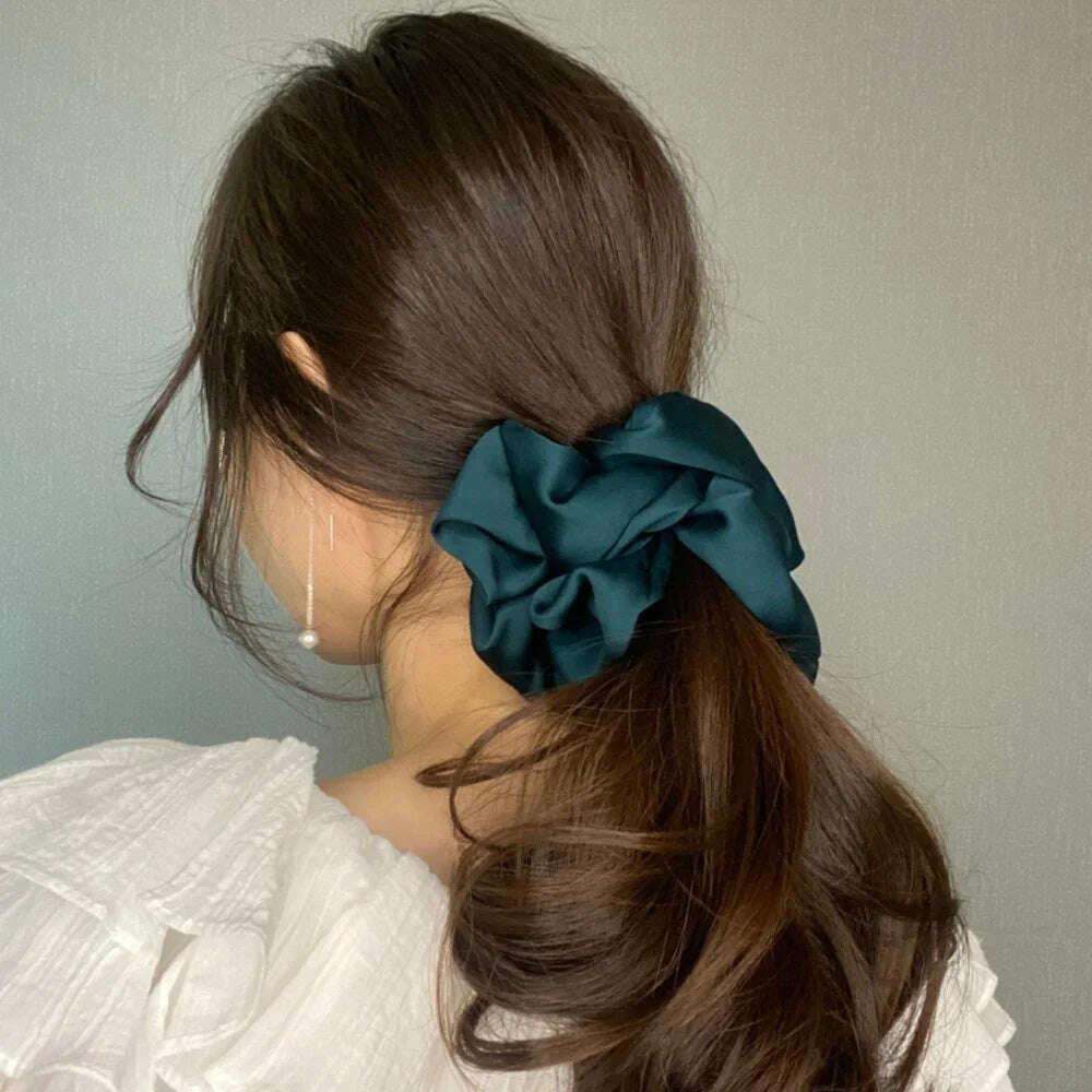 Oversized Silk Scrunchies for Women