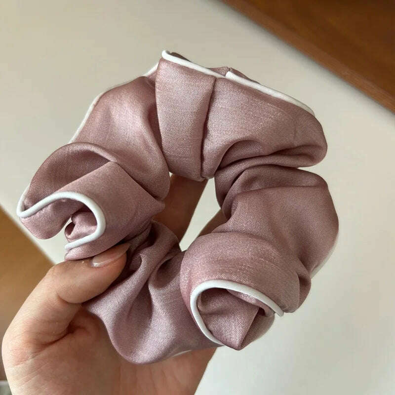 Korea Big Silk Scrunchies for Women