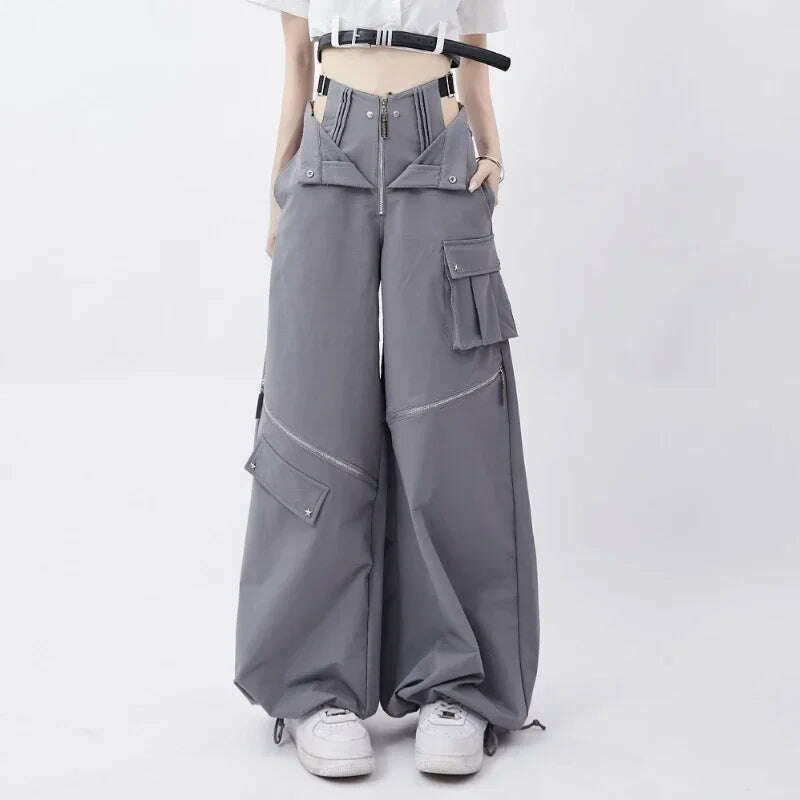Spicy Girl Hollow Out Workwear Pants
