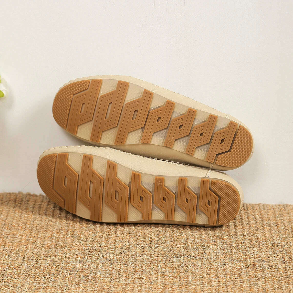 Elegant Crystal Ballerina Flats - Soft Leather Slip-On Mules