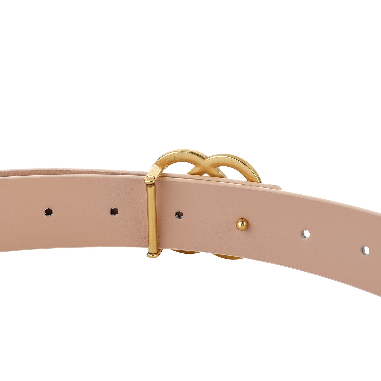 Women's Genuine Leather Belt with Flower Buckle