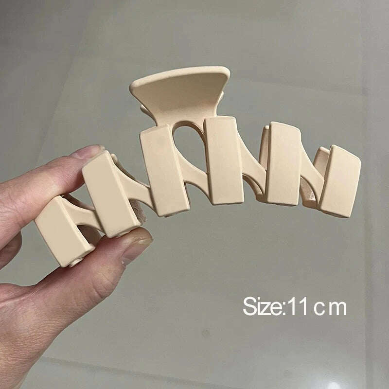 13cm Large Acrylic Geometric Hair Claw Clip for Women