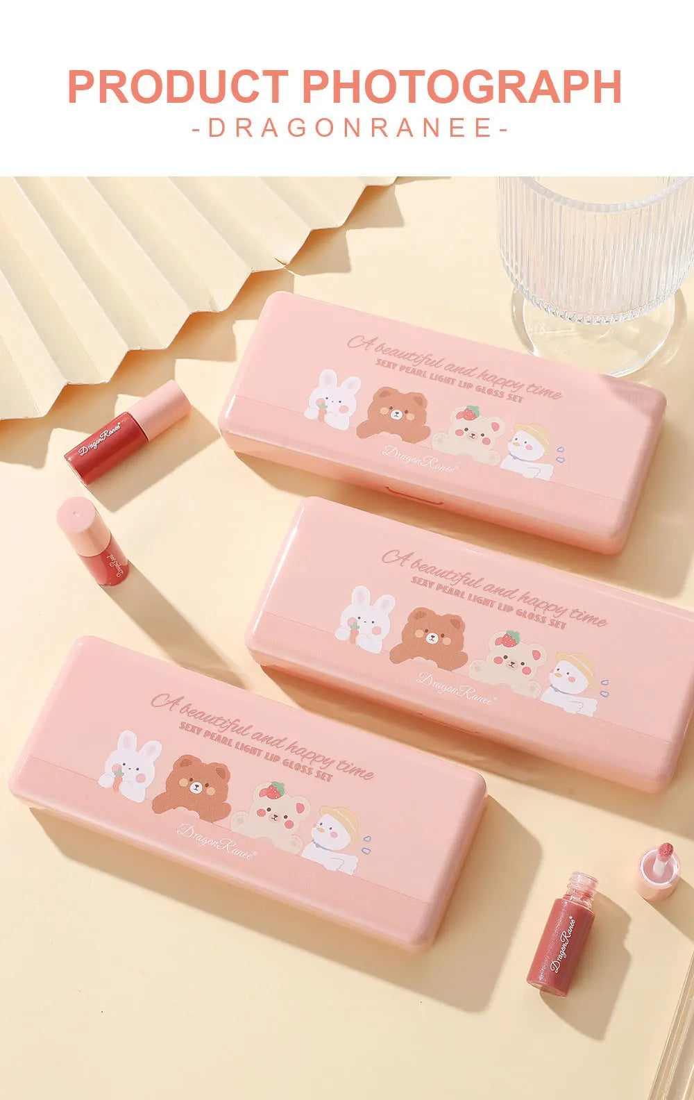 Dragon Ranee 10-Piece Glitter Lip Gloss Set