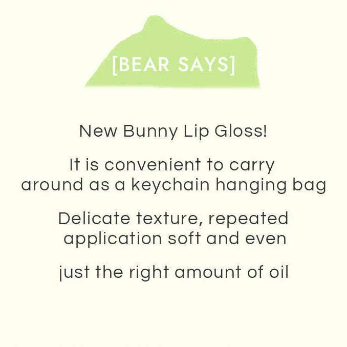 Gege Bear Rabbit Lip Glaze – Matte Velvet Lip Clay