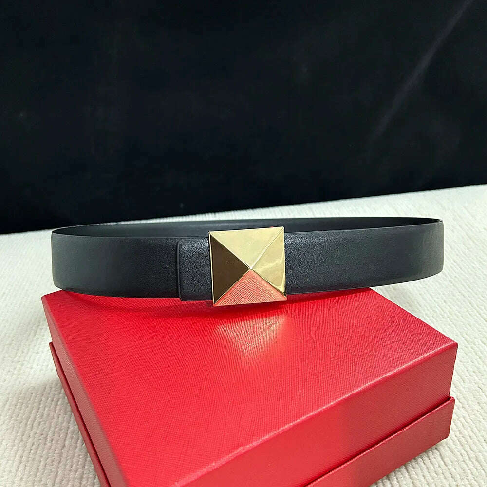 2024 Luxury Reversible Leather Belt