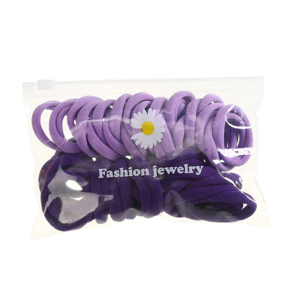 AWAYTR 50PCS Hair Bands for Women & Kids