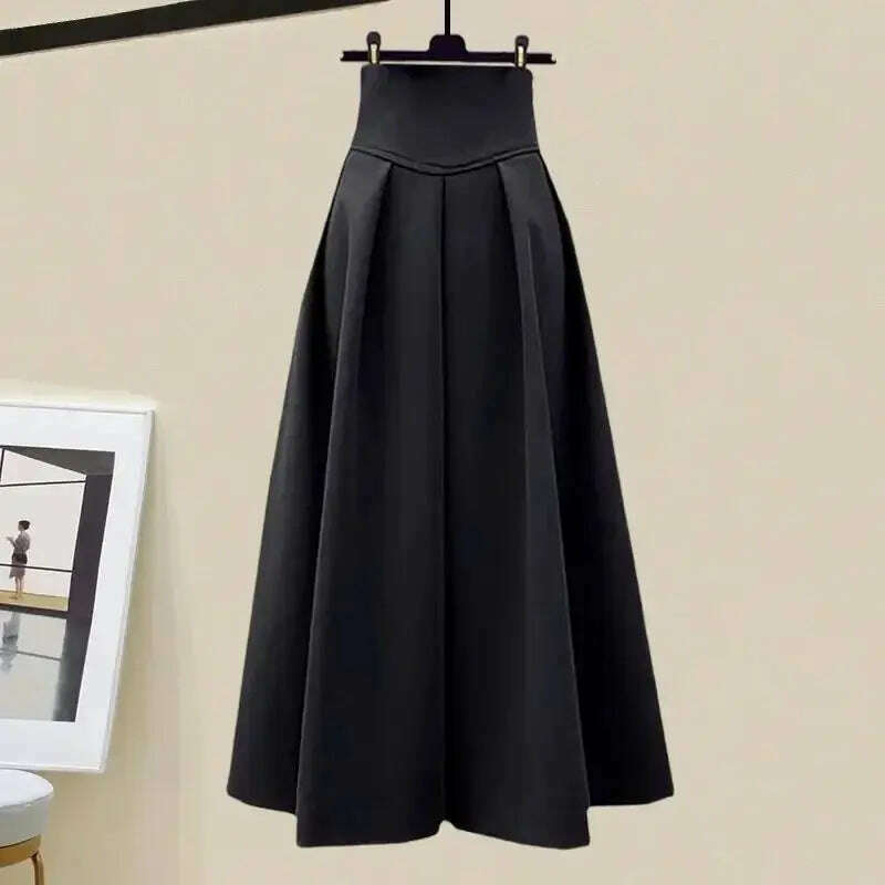 2024 Women's Autumn Slimming Sweater Skirt Set Plus Size