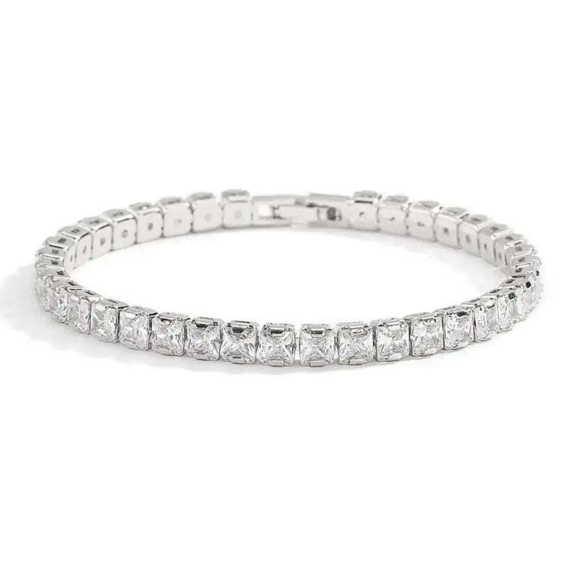 3MM D VVS Moissanite Tennis Bracelet S925 Wedding Gift