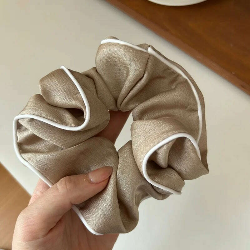 Korea Big Silk Scrunchies for Women