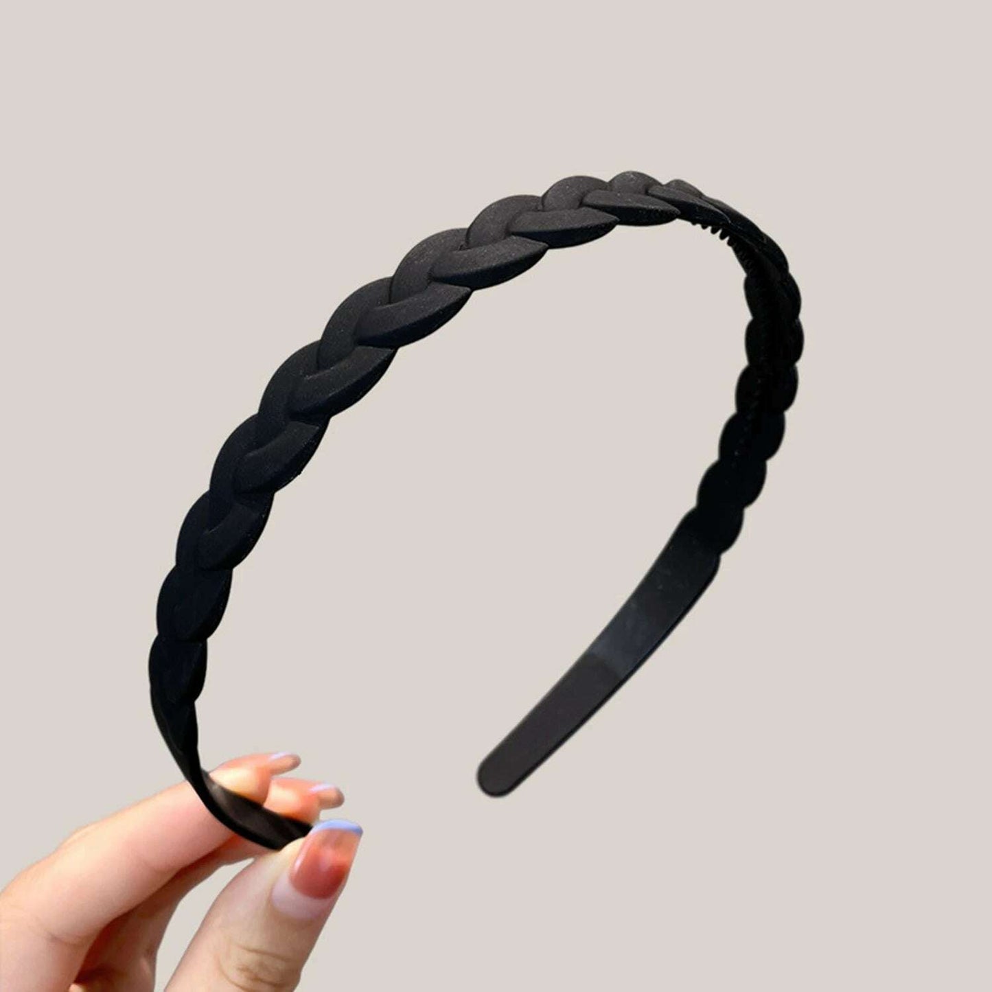 Unisex Metal Wavy Spring Hair Hoop.