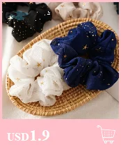 Satin Solid Color Scrunchies
