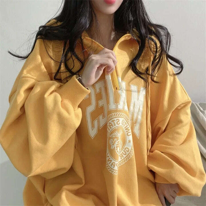 2024 Women's Oversized Casual Warm Zipper Hoodie Jacket - D&M Boutique