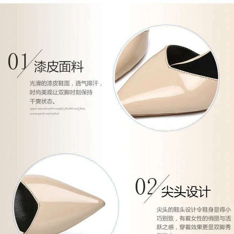 2024 Zapatos De Mujer Women Fashion Sweet Pointed Toe Buckles Strap Stiletto Heels Lady Cool Red Party Heel Shoes White Heels