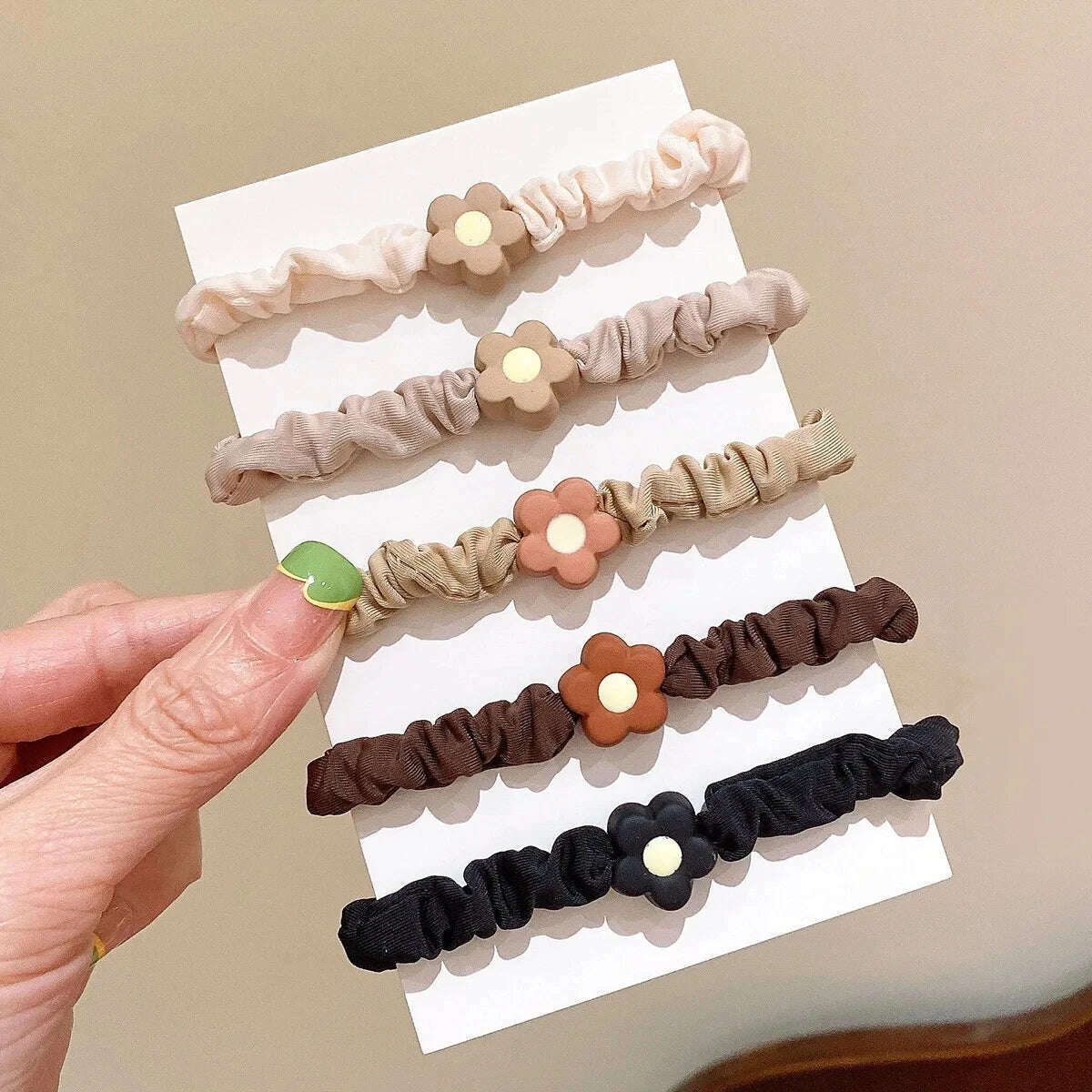 Elastic Hair Ties Scrunchies for Women and Girls