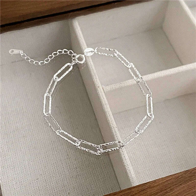 Luxury 925 Sterling Silver Adjustable Bracelet for Women