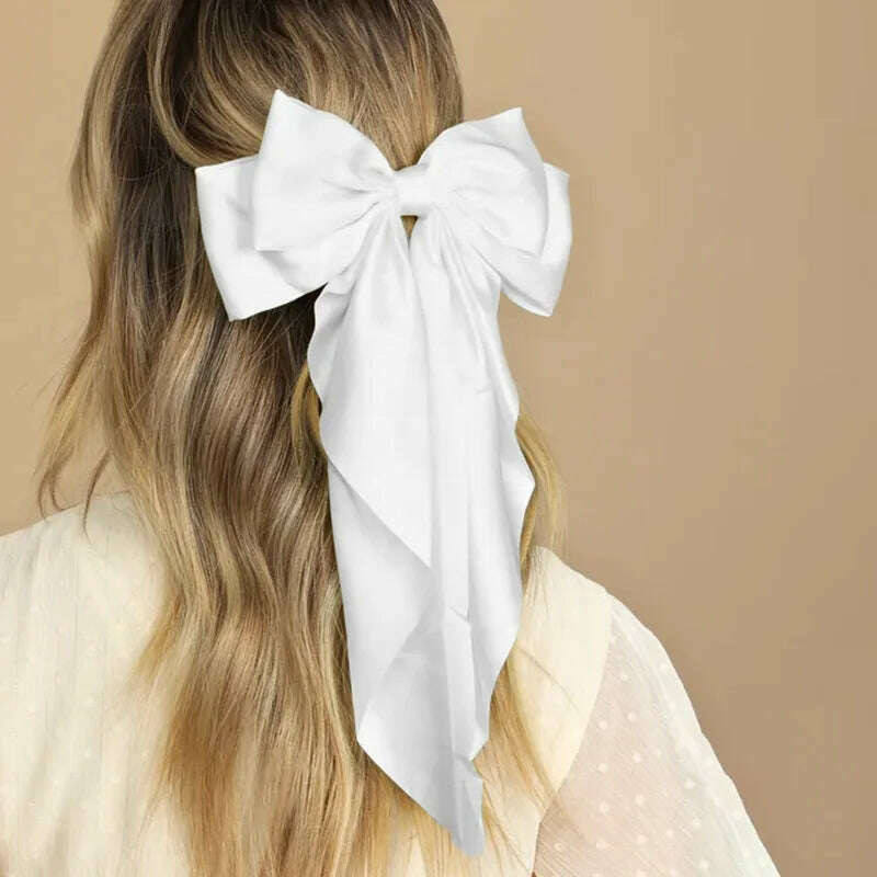 Bow Ribbon Hair Clip for Women