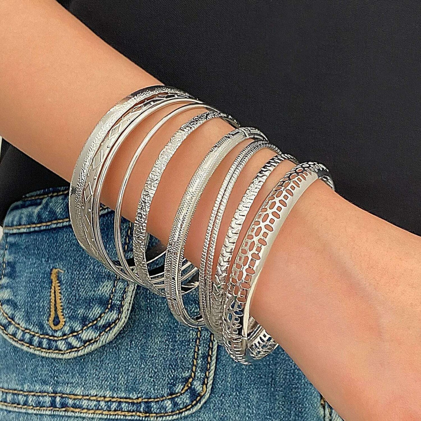 Fashion Stainless Steel Twist Bracelets for Women & Men - D&M Boutique
