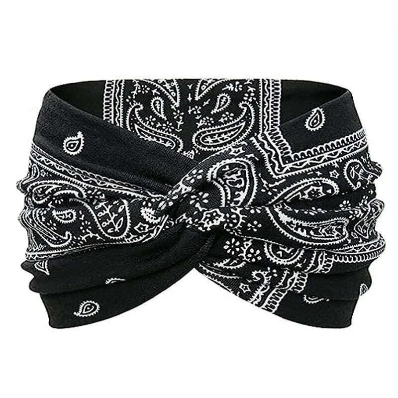 Leopard Print Yoga Headband for Women.