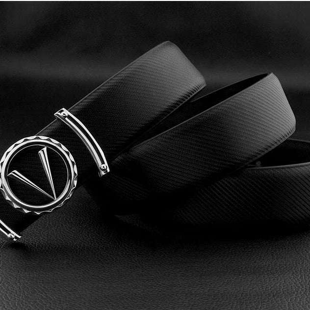3.3cm Luxury Letter V Designer Leather Belt