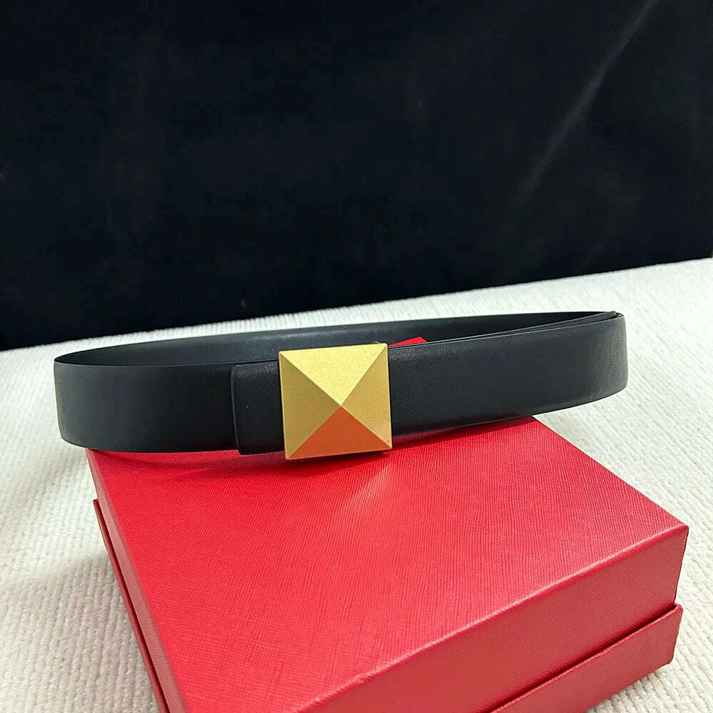 2024 Luxury Reversible Leather Belt