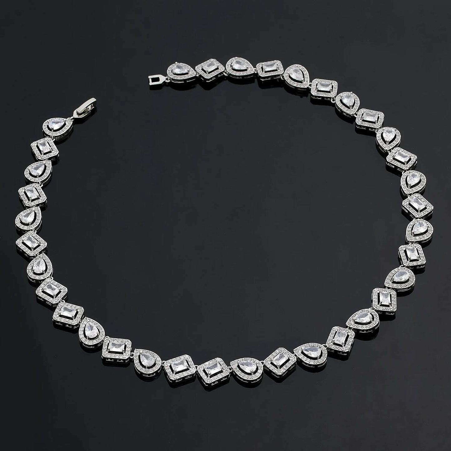 2024 Women's 4-Piece Jewelry Set with Cubic Zirconia
