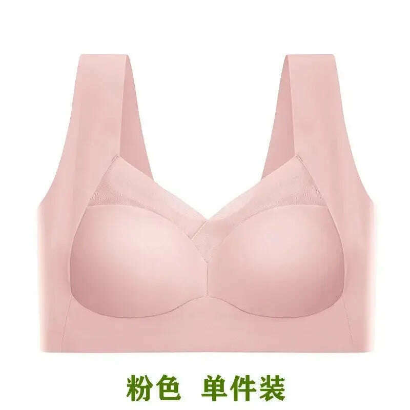 Seamless Large Size Bra: Anti-Sagging, Wire-Free, Comfortable - D&M Boutique
