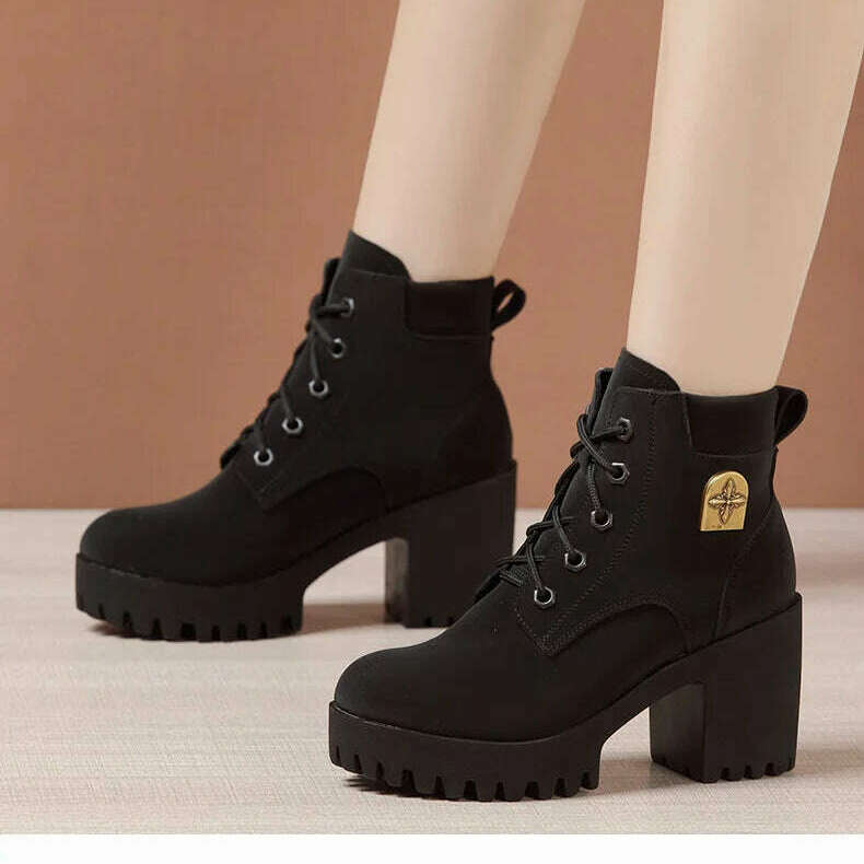 Elegant High Heel Ankle Boots for Women