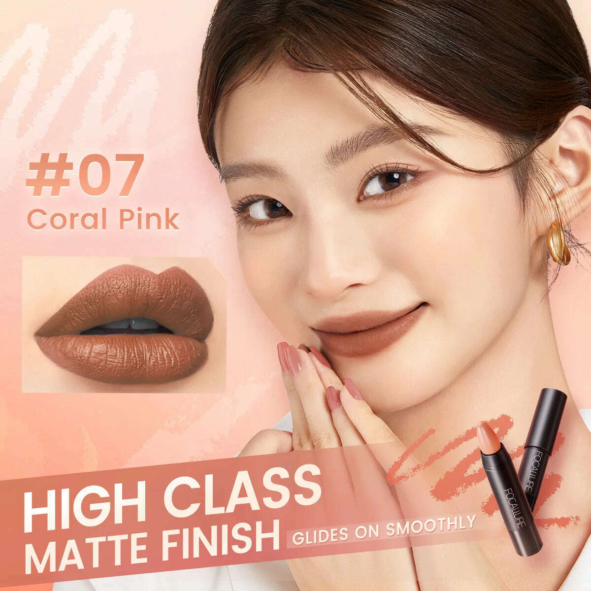 FOCALLURE Matte Lipstick Pencil
