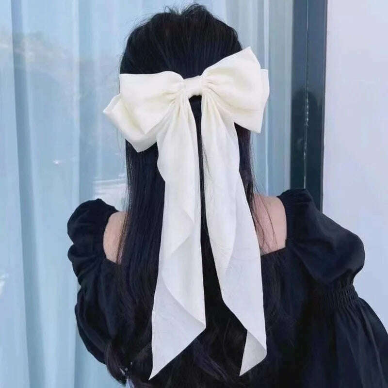 Bow Ribbon Hair Clip for Women