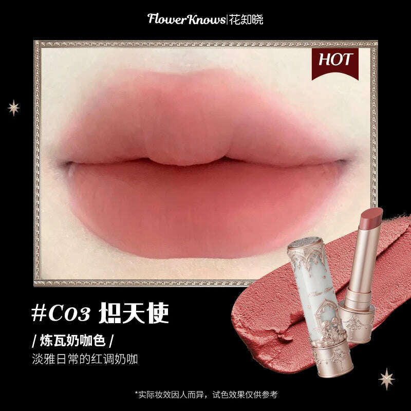 Flower Knows Little Angel Velvet Lipstick – Long-Lasting Matte