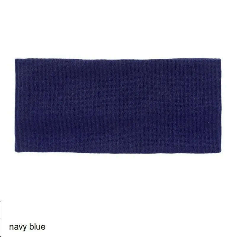 Elastic Solid Color Headband for Women