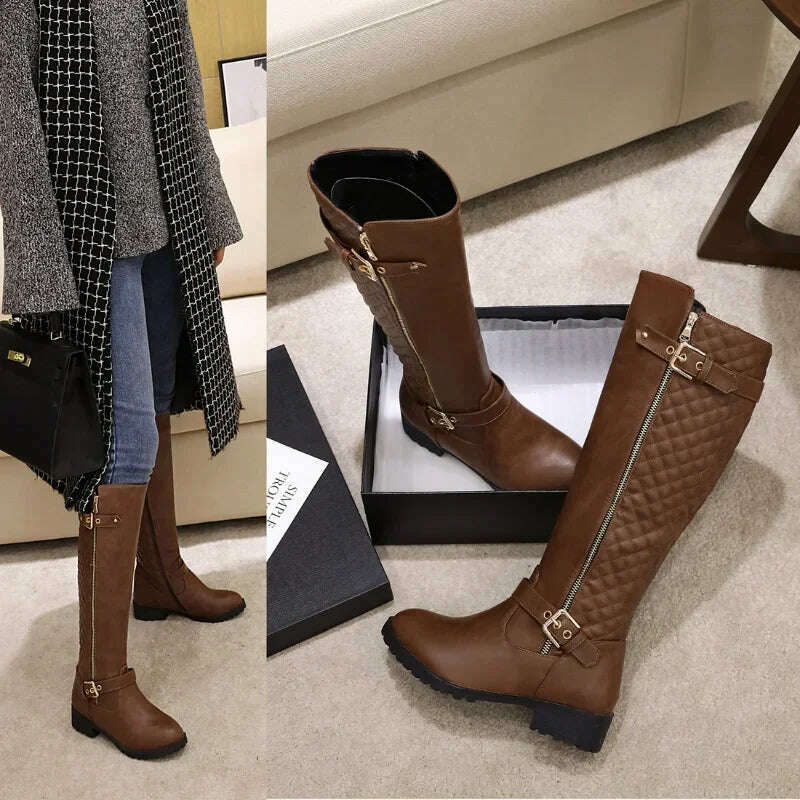2024 Women's Long Knee-High Boots