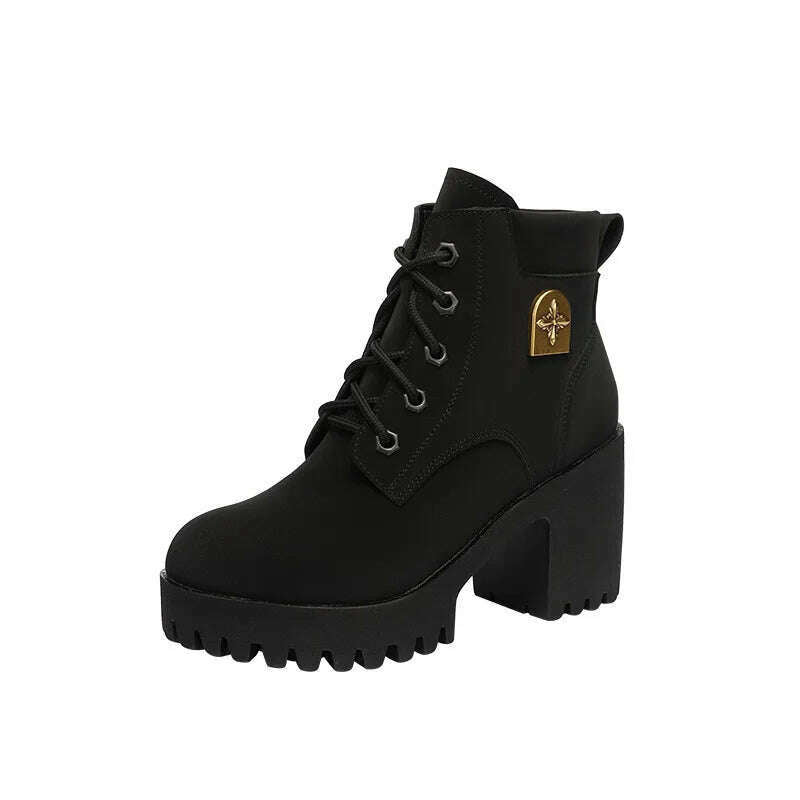 Elegant High Heel Ankle Boots for Women