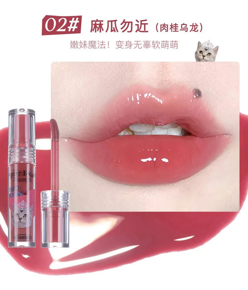 FLORTTE Lip Plumper Gloss – Moisturizing Lip Oil