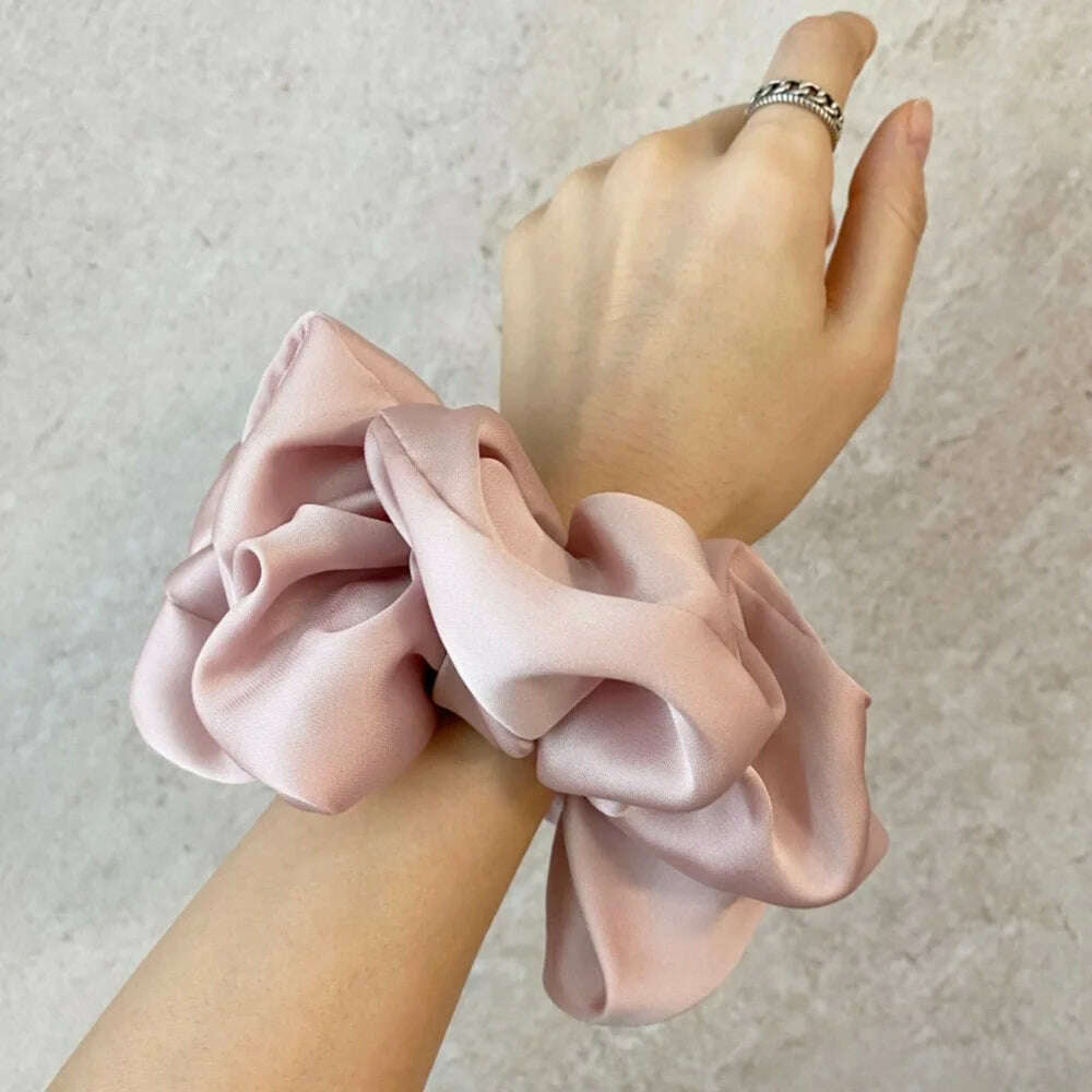 Oversized Silk Scrunchies for Women