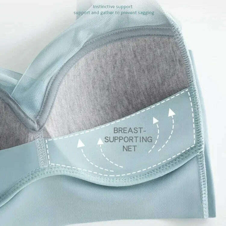 Seamless Large Size Bra: Anti-Sagging, Wire-Free, Comfortable - D&M Boutique