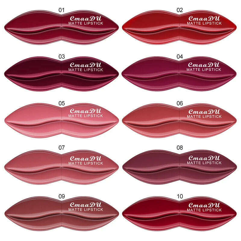 Waterproof Matte Velvet Lip Gloss – Long-Lasting Lipstick