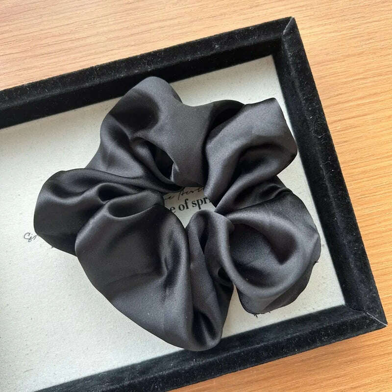 Korea Big Silk Scrunchies for Women