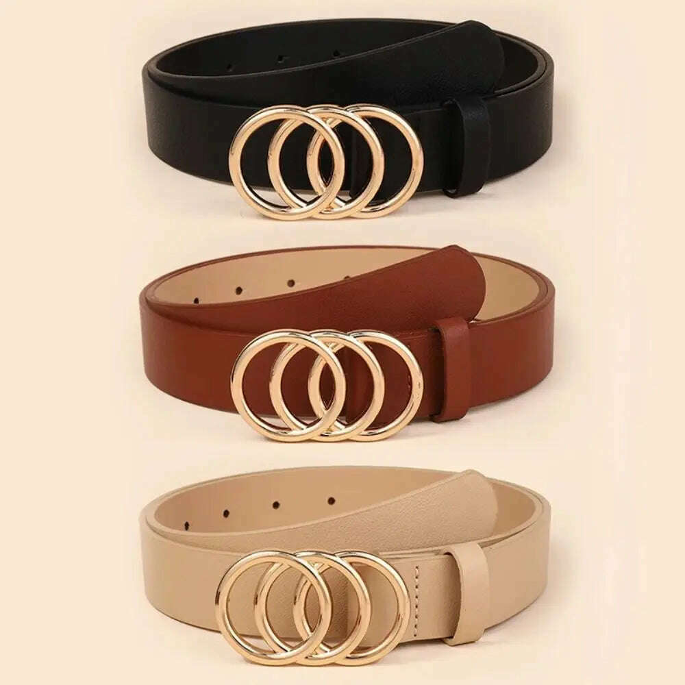 Waist Decoration Fashion Versatile Leather Belt