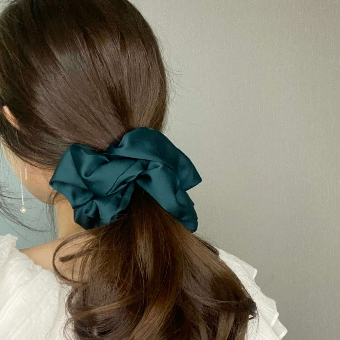 Oversized Silk Scrunchies for Women