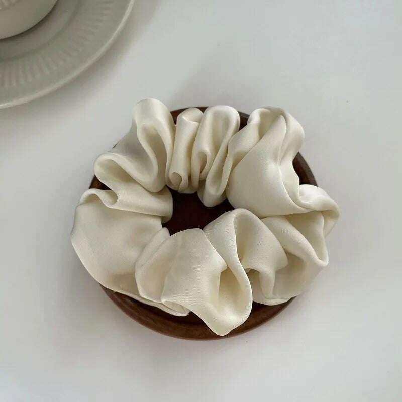 Oversize Satin Scrunchies Elastic Hair Ties