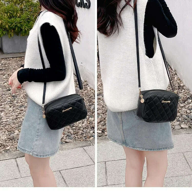 Tassel Messenger Bag for Women 2024 Embroidery Crossbody