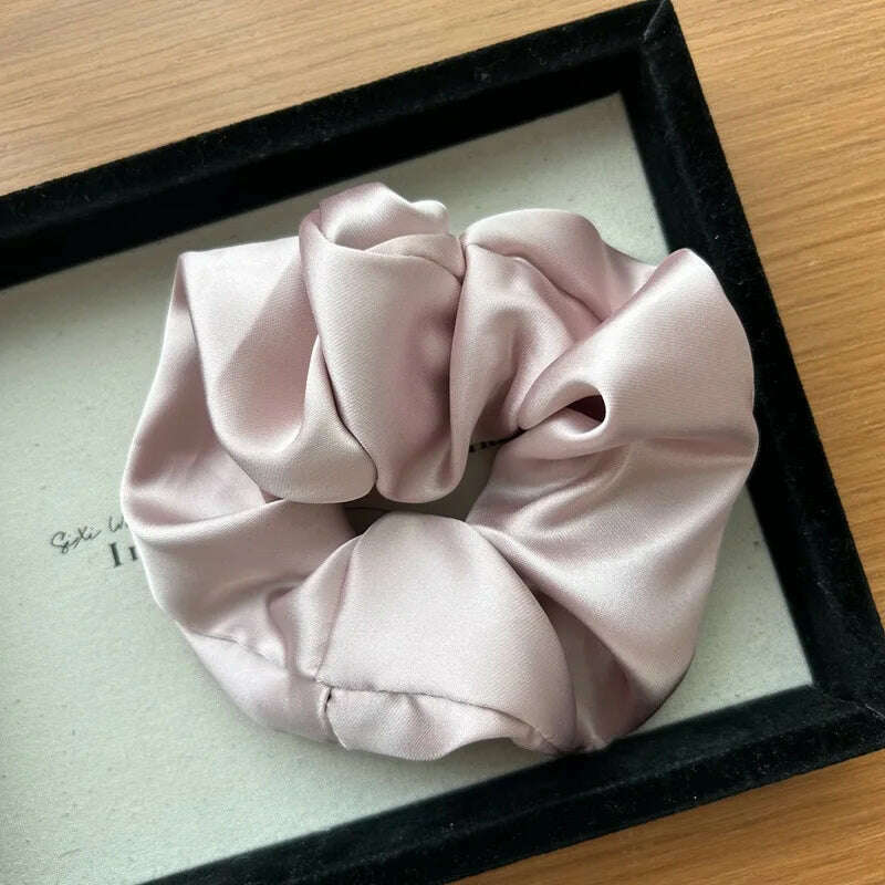 Korea Big Silk Scrunchies for Women