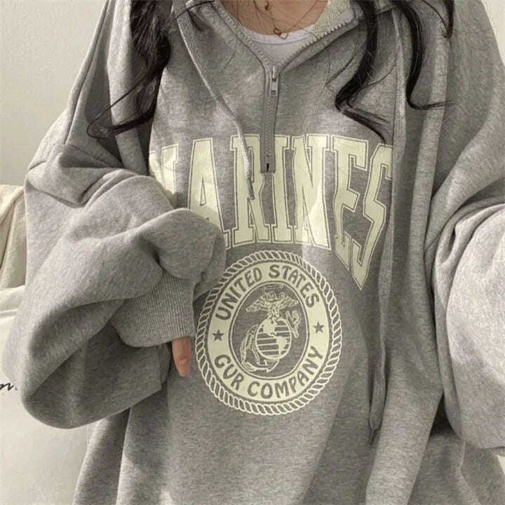 2024 Women's Oversized Casual Warm Zipper Hoodie Jacket - D&M Boutique