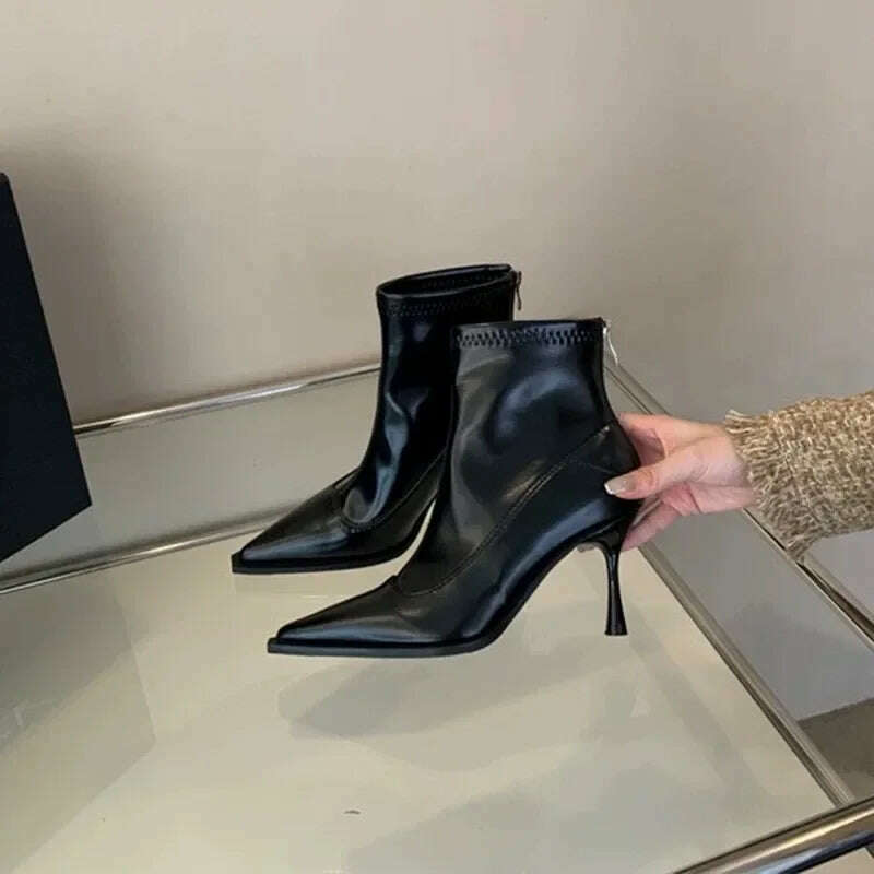 QANZ 2024 High-Quality Women’s Mid-Calf Boots