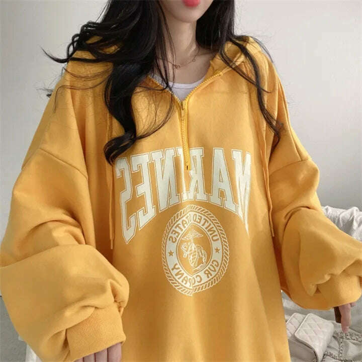 2024 Women's Oversized Casual Warm Zipper Hoodie Jacket - D&M Boutique