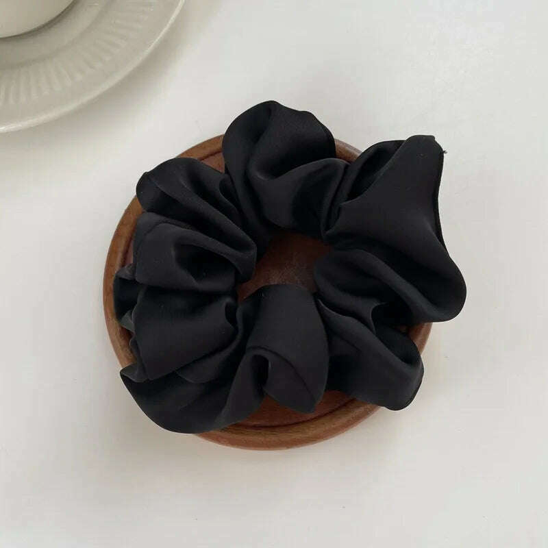 Oversize Satin Scrunchies Elastic Hair Ties