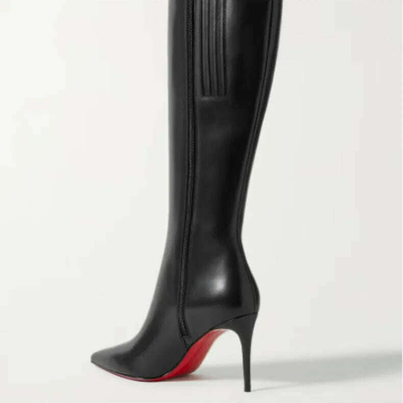 Ods Pointed Toe Knee High Boots