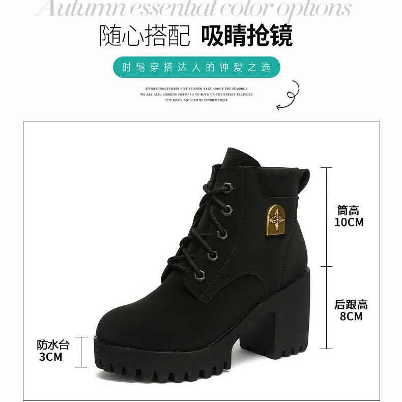 Elegant High Heel Ankle Boots for Women